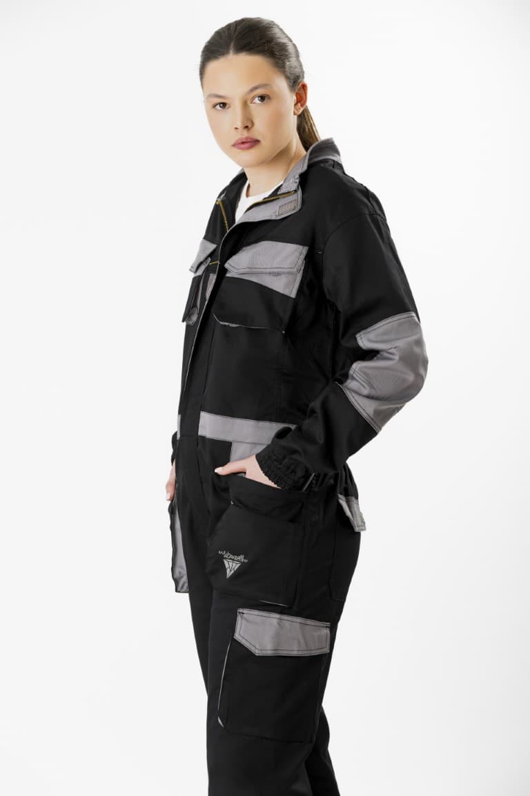 Buzo Workteam WF2620 Negro / Gris