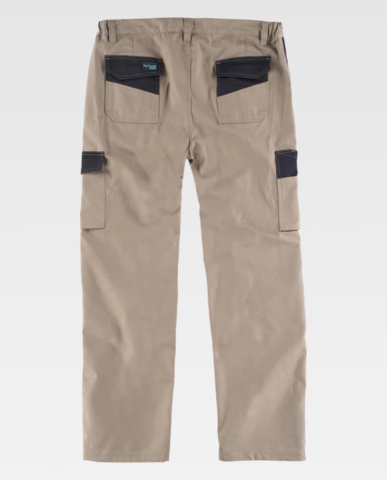 Pantalón Workteam WF2650 Beige / Negro