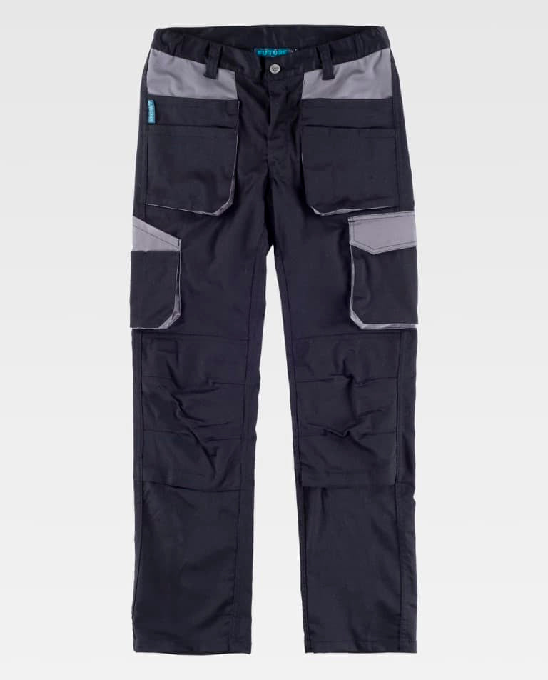 Pantalón Workteam WF2650 Negro / Gris