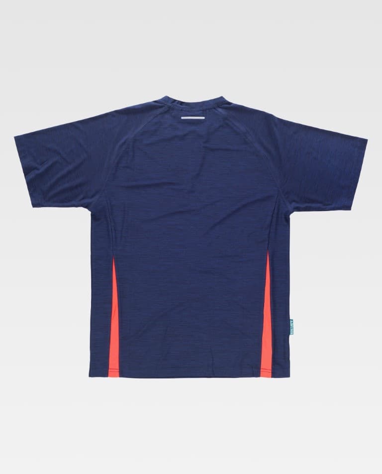 Camiseta Workteam WF2716 Marino / Rojo Flúor