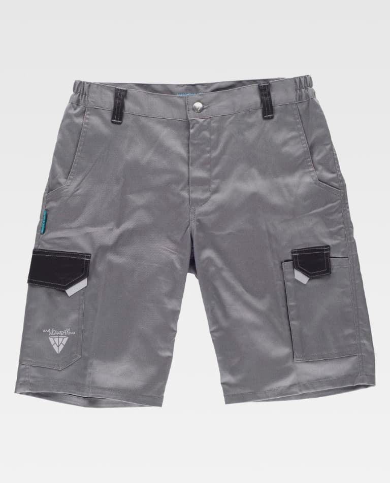 Bermuda Workteam WF2817 Gris / Negro