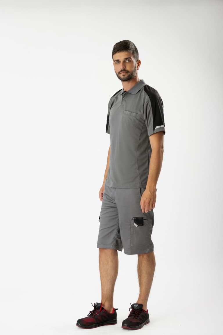 Bermuda Workteam WF2817 Gris / Negro