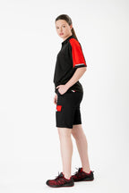 Bermuda Workteam WF2817 Negro / Rojo