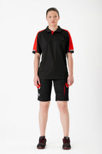 Bermuda Workteam WF2817 Negro / Rojo