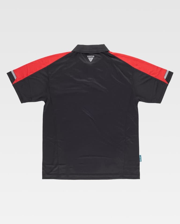 Polo Workteam WF2850 Negro / Rojo