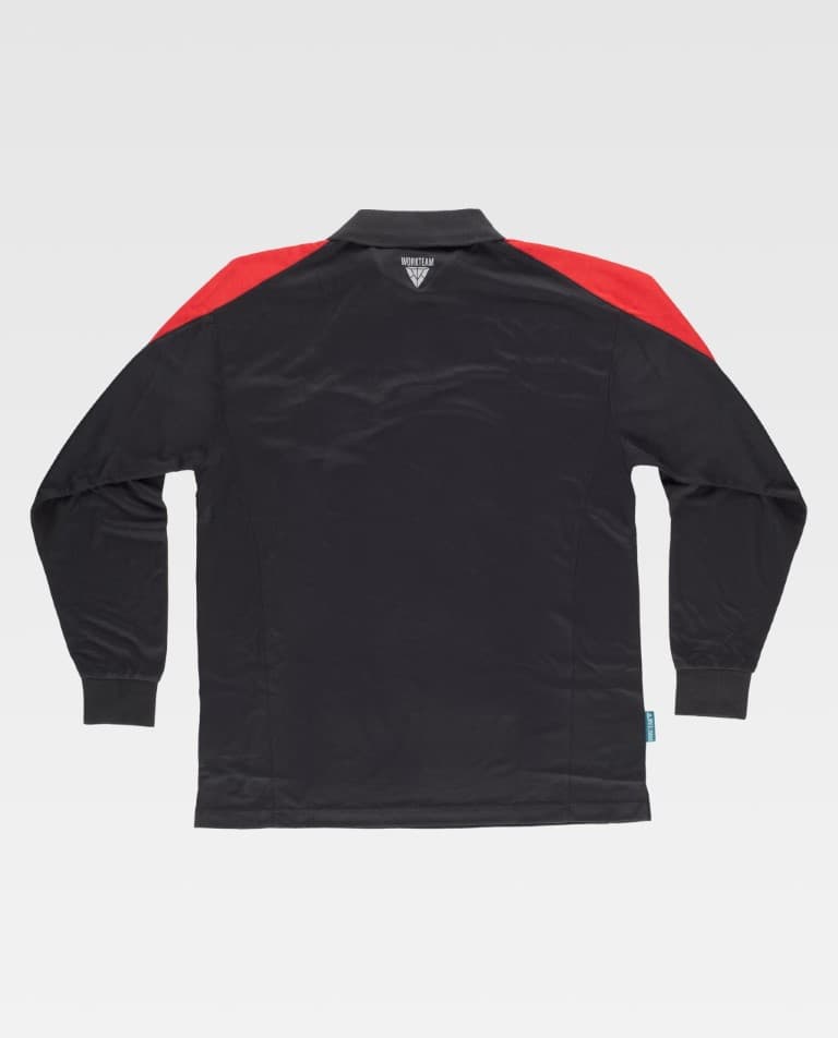 Polo Workteam WF2852 Negro / Rojo