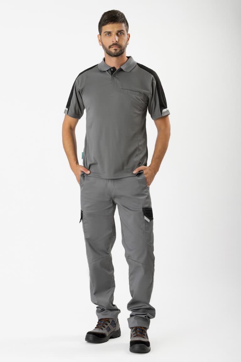 Pantalón Workteam WF2855 Gris / Negro