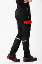 Pantalón Workteam WF2855 Negro / Rojo