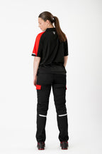 Pantalón Workteam WF2855 Negro / Rojo