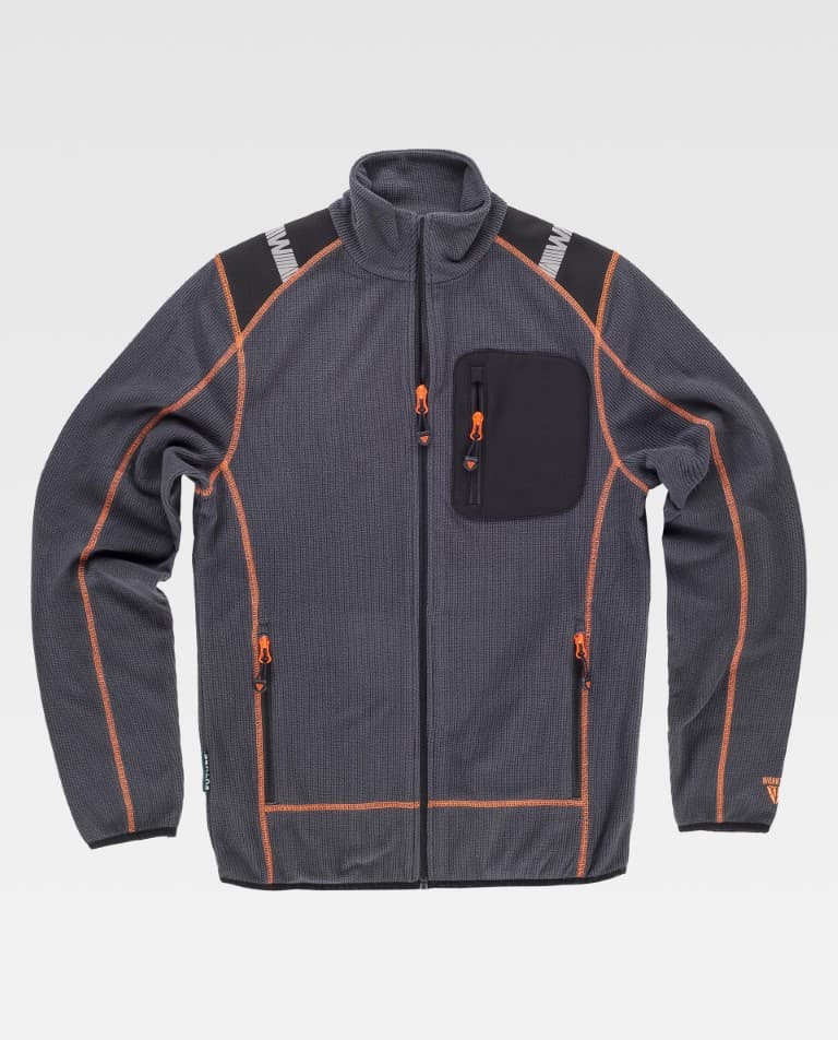 Polar Workteam WF3030 Gris Oscuro / Negro / Naranja Flúor