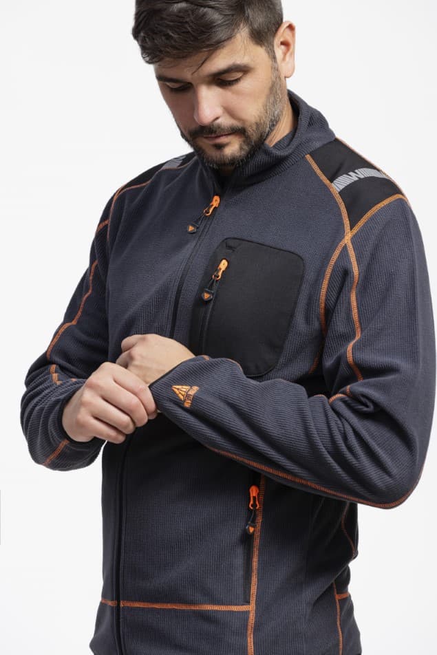 Polar Workteam WF3030 Gris Oscuro / Negro / Naranja Flúor