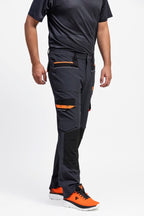Pantalón Workteam WF3050 Gris Oscuro / Negro / Naranja Flúor