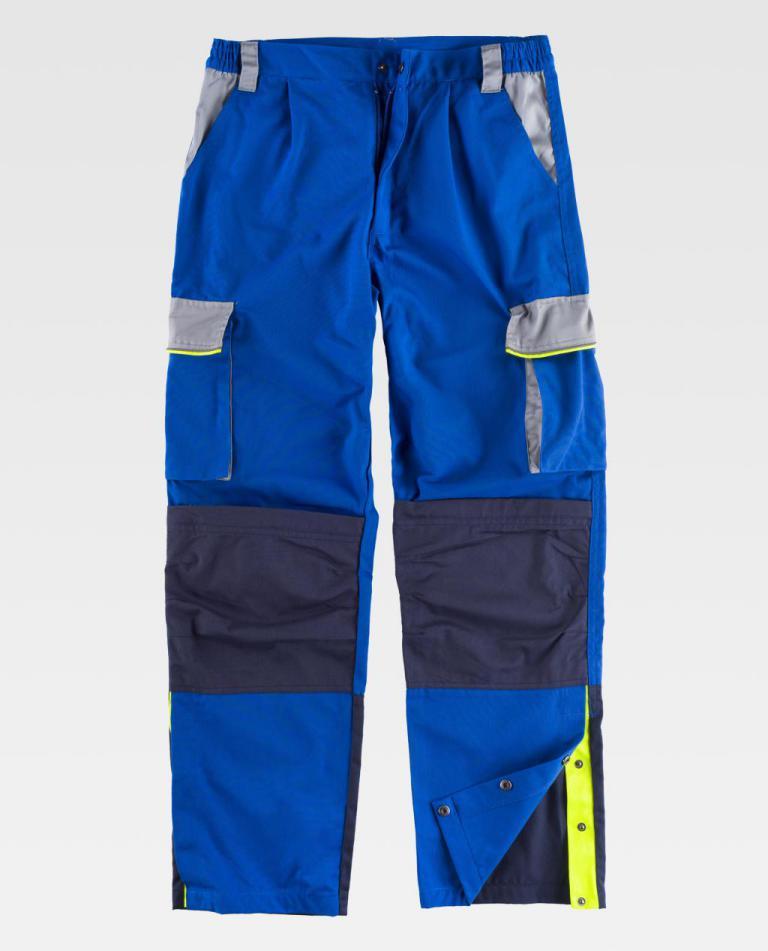 Pantalón Workteam WF5852 Azulina / Gris Claro / Marino