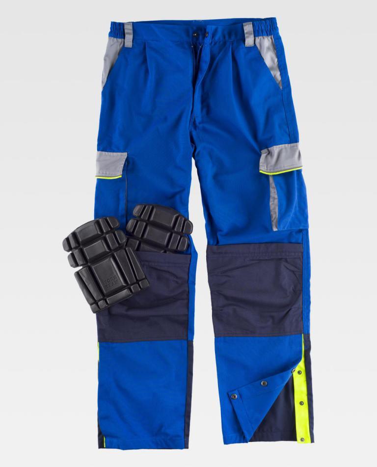 Pantalón Workteam WF5852 Azulina / Gris Claro / Marino