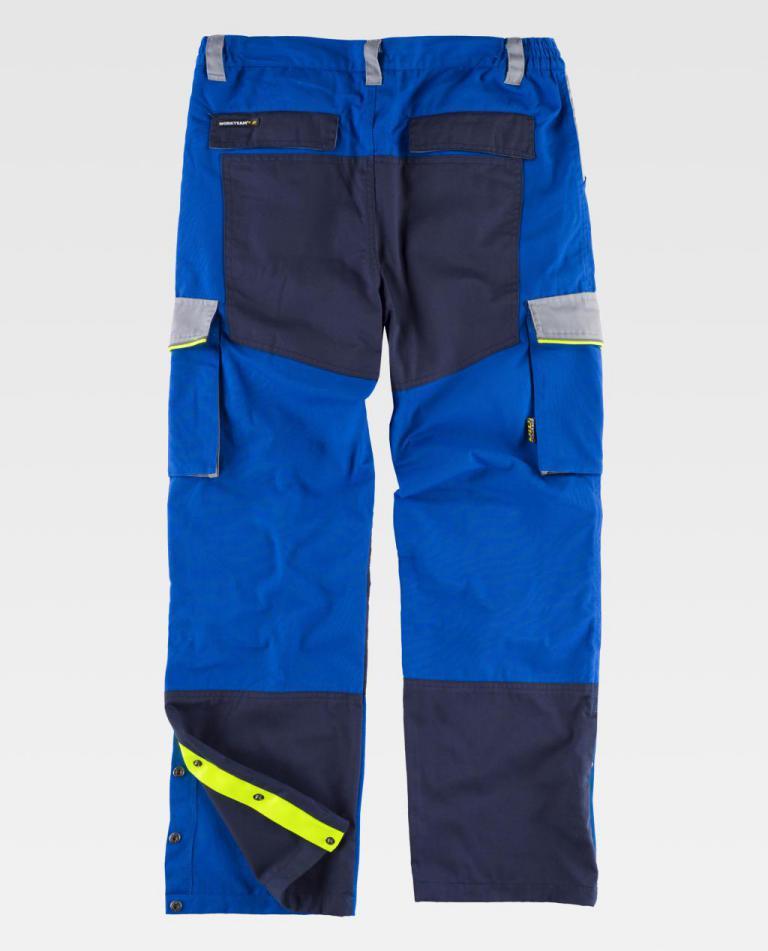 Pantalón Workteam WF5852 Azulina / Gris Claro / Marino
