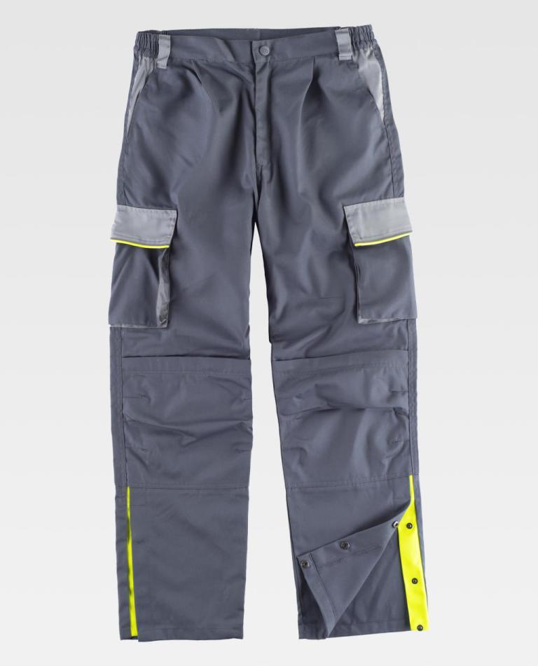 Pantalón Workteam WF5852 Gris Oscuro / Gris Claro