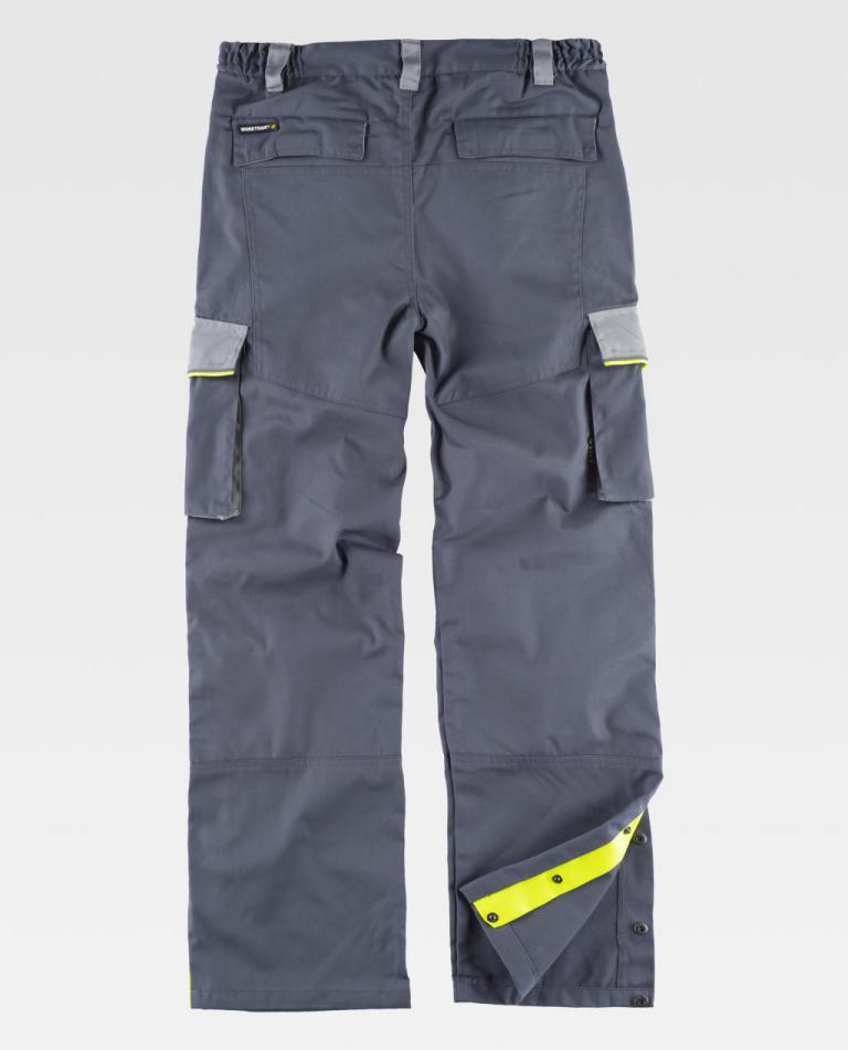 Pantalón Workteam WF5852 Gris Oscuro / Gris Claro