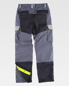 Pantalón Workteam WF5852 Gris Oscuro / Gris Claro / Negro
