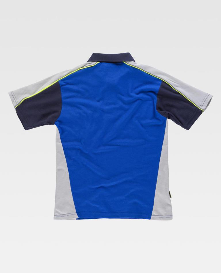 Polo Workteam WF5855 Azulina / Gris Claro / Marino