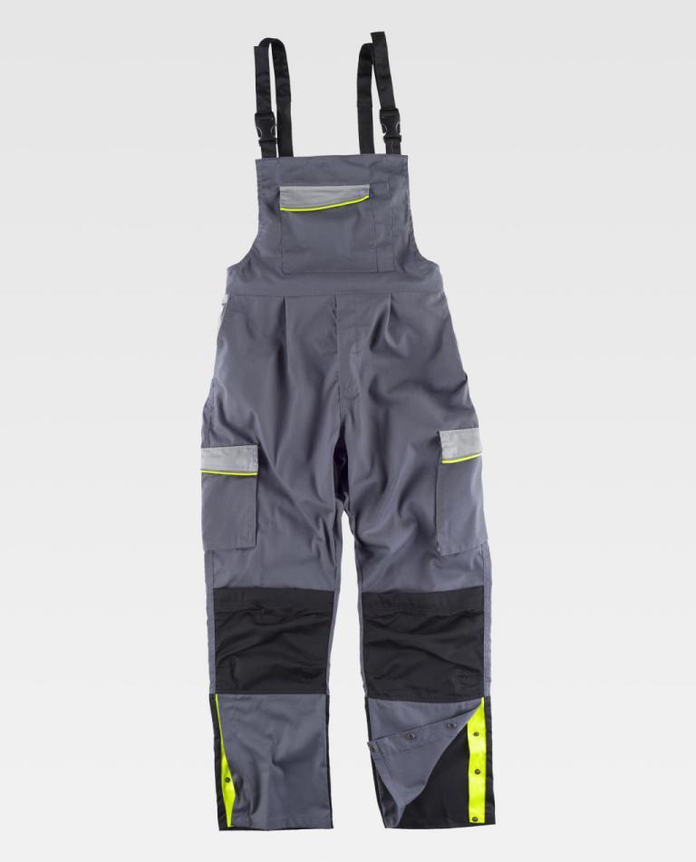 Peto Workteam WF5856 Gris Oscuro / Gris Claro / Negro