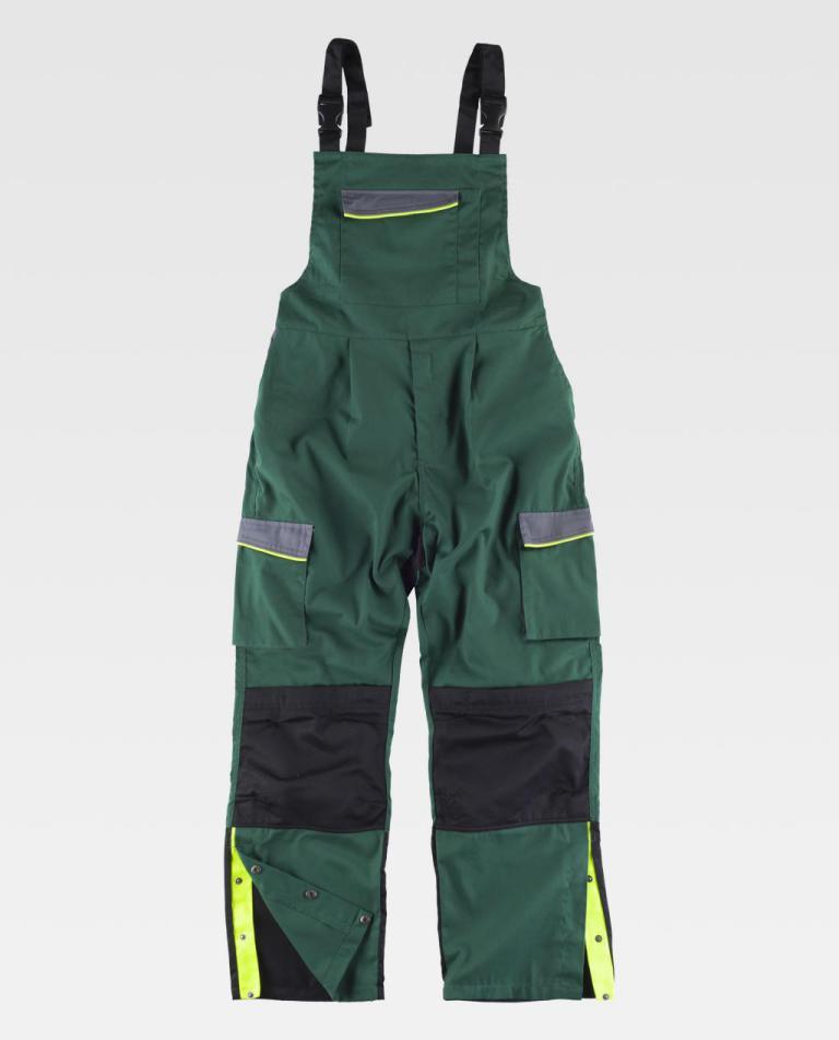 Peto Workteam WF5856 Verde / Gris Oscuro / Negro