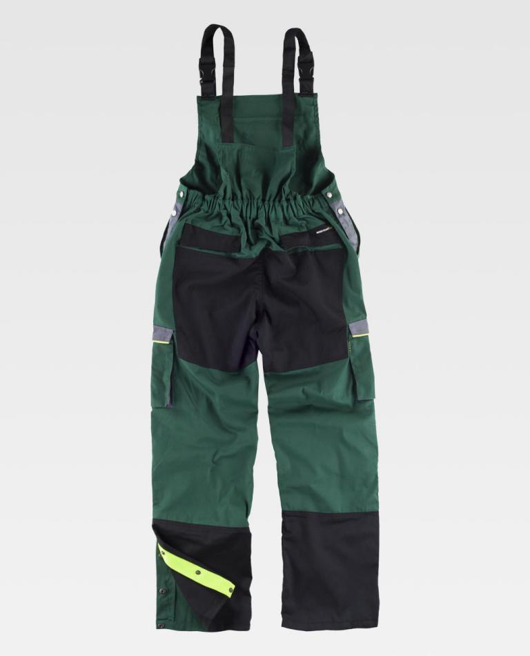Peto Workteam WF5856 Verde / Gris Oscuro / Negro
