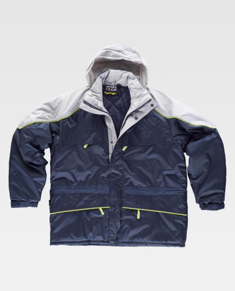 Parka Workteam WF5858 Marino / Gris Claro