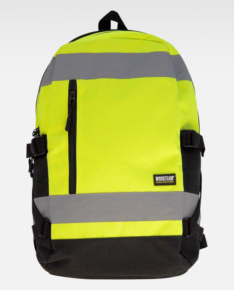 Mochila Workteam WFA401 Amarillo Flúor