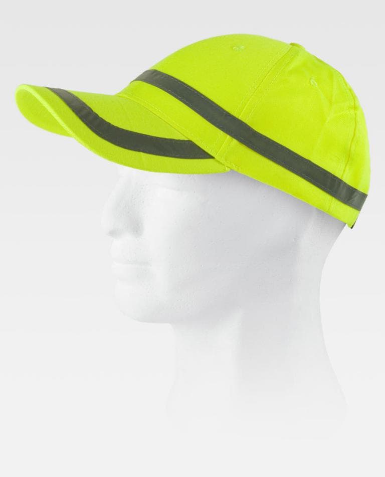 Gorra Workteam WFA901 Amarillo Flúor