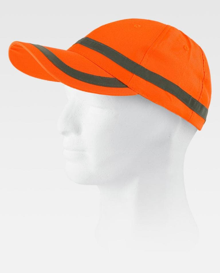 Gorra Workteam WFA901 Naranja Flúor