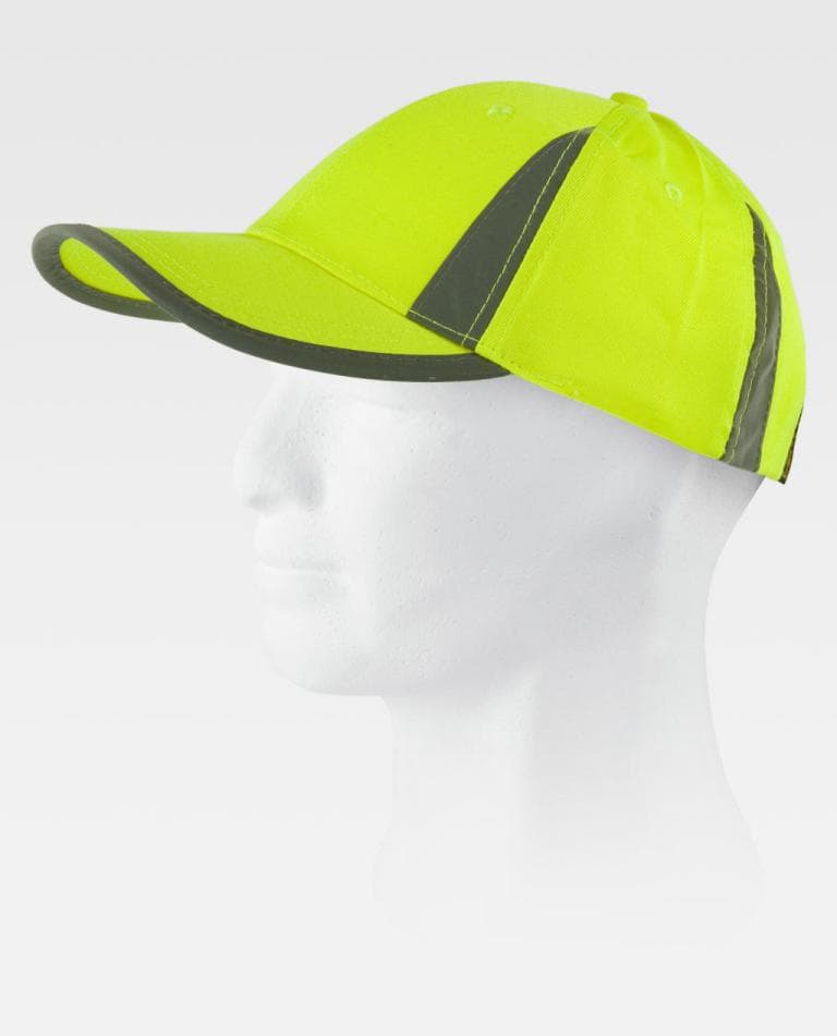 Gorra Workteam WFA902 Amarillo Flúor