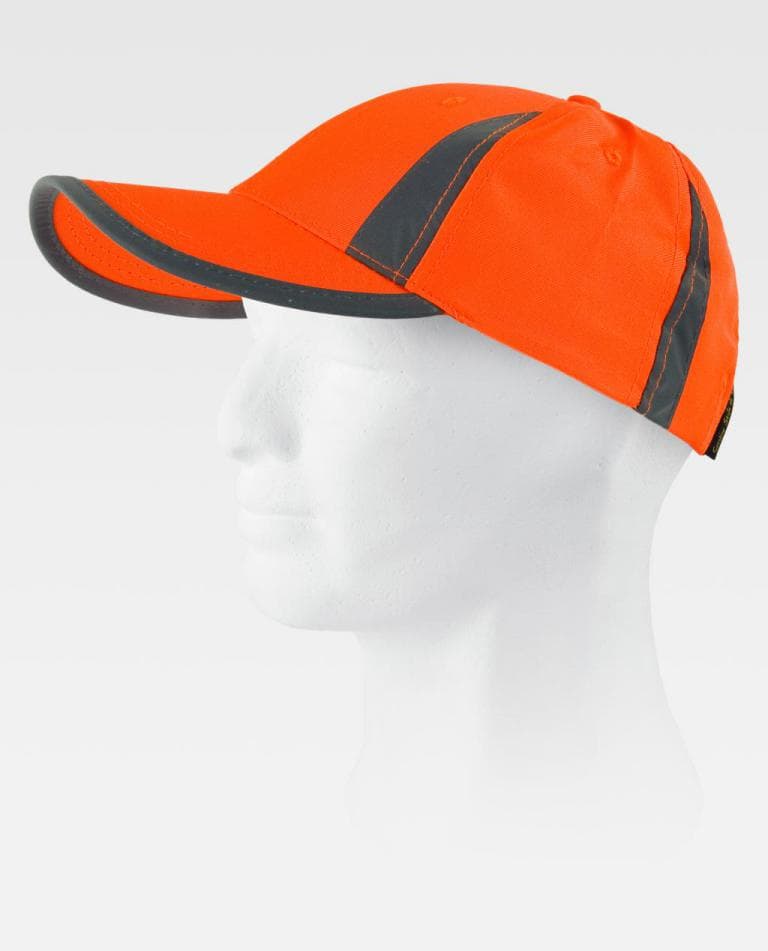 Gorra Workteam WFA902 Naranja Flúor