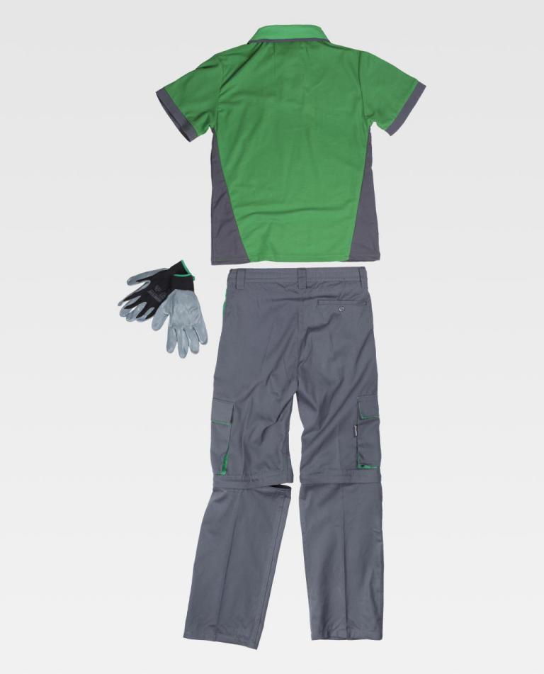Conjunto Workteam WSET1465 Gris / Verde