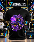 Camiseta Dragon Ball Beerus, color negro, estampado frontal