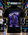Camiseta Dragon Ball Vegeta Scarvik, color negro, estampado frontal