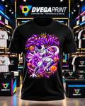 Camiseta Dragon Ball Freezer Scarvik, color negro, estampado frontal
