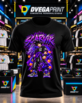 Camiseta Dragon Ball Goku Scarvik, color negro, estampado frontal
