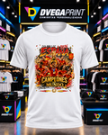 Camiseta España Mundial – La historia continúa, Dogo Premium blanca, estampado frontal reducido