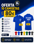 Pack 10 camisetas de algodón personalizadas