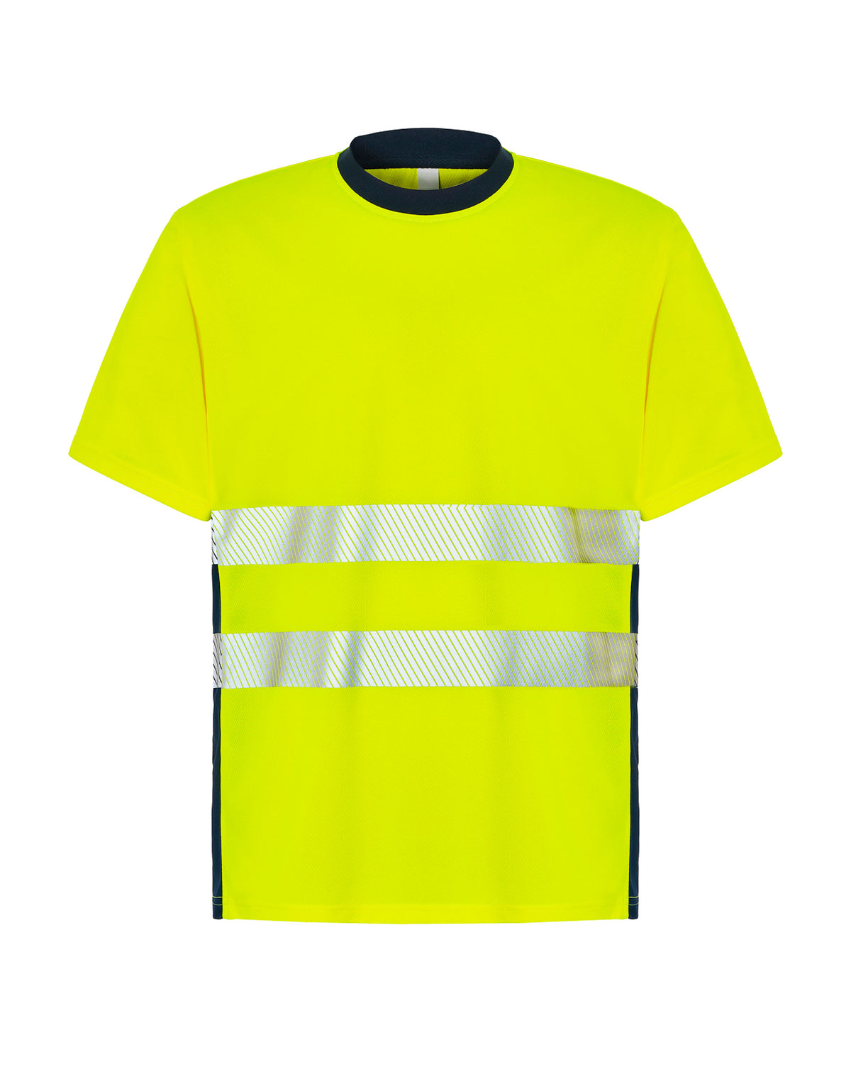 Camiseta Técnica Manga Corta - Navy - SunYelow Fluor