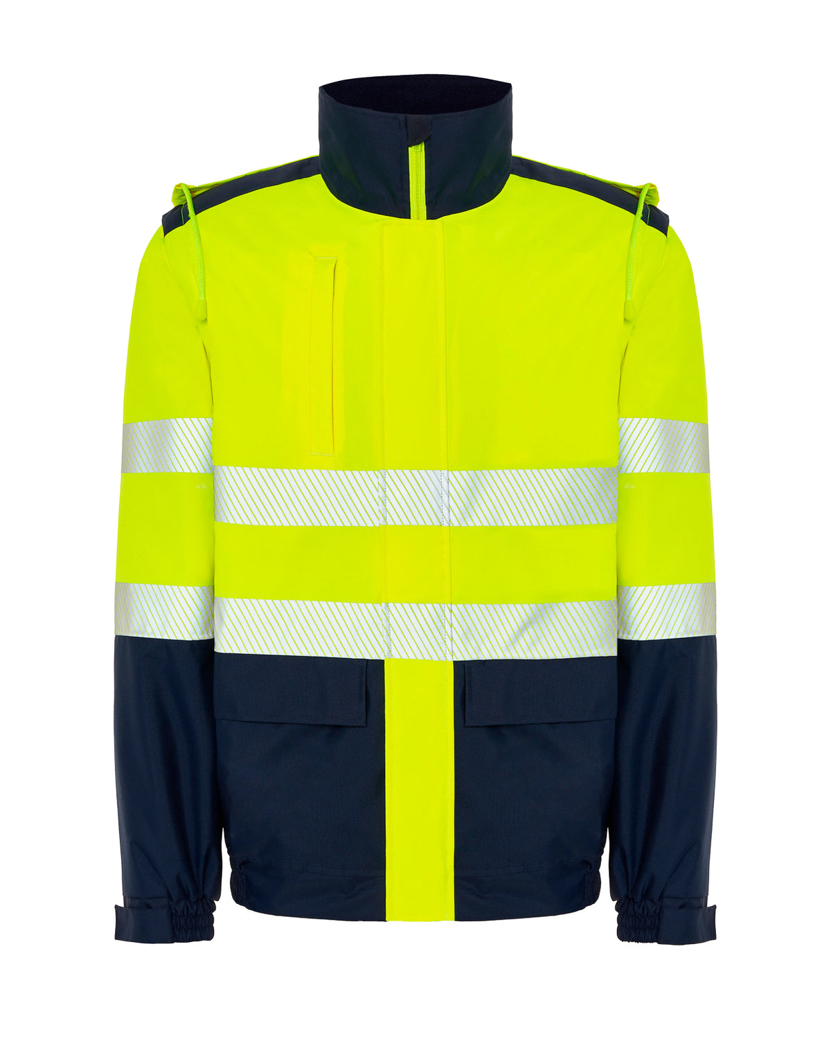 Cazadora acolchada mangas desmontables - Navy - SunYelow Fluor