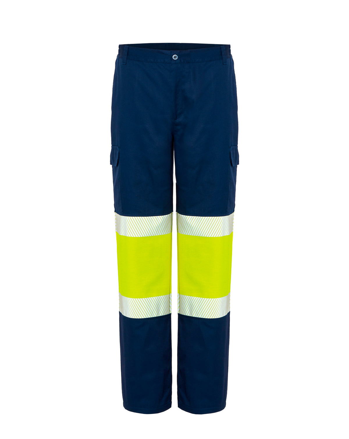Pantalón Multibolsillos Forrado - Navy - SunYelow Fluor