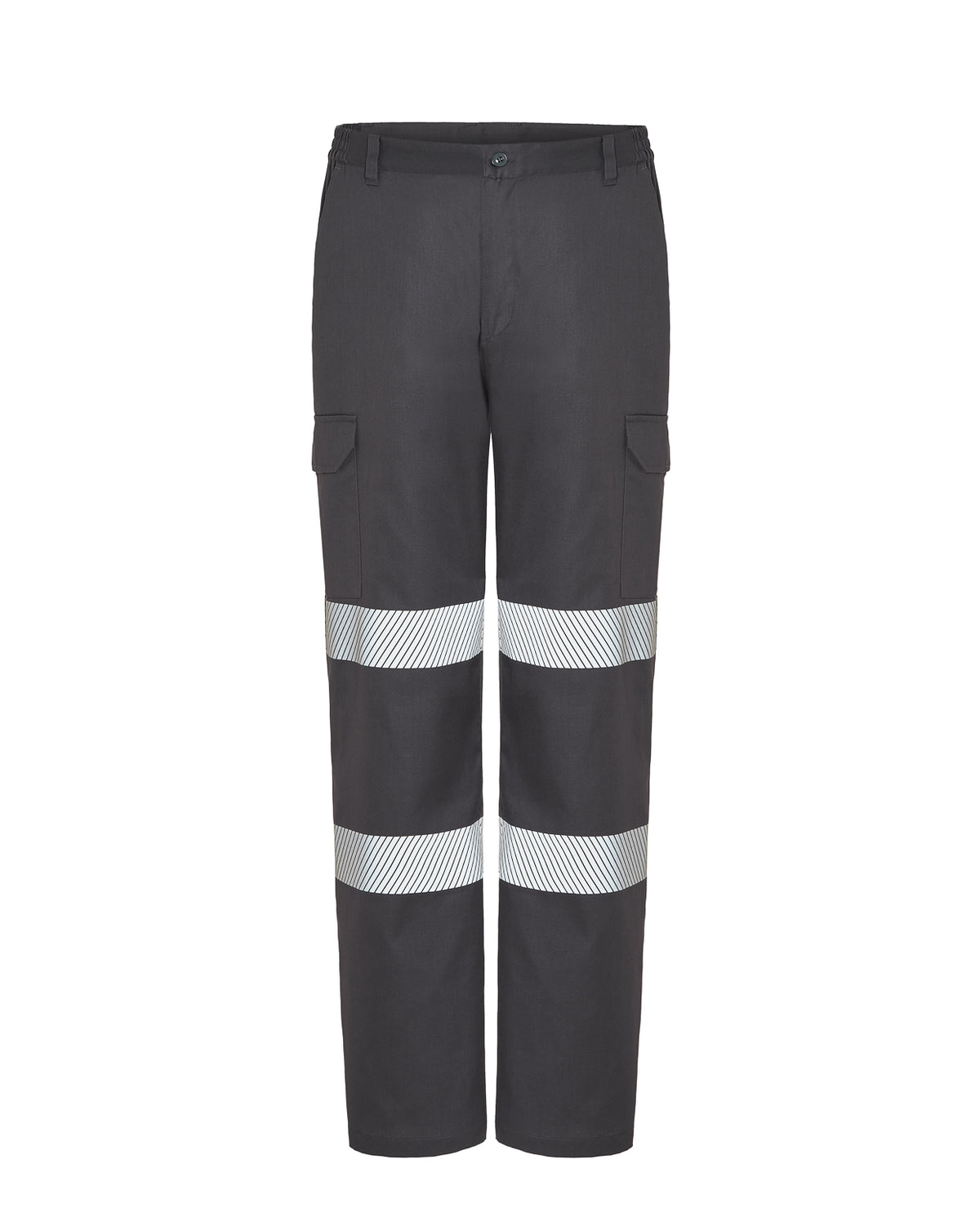 Pantalón Multibolsillos Con Cintas - Graphite