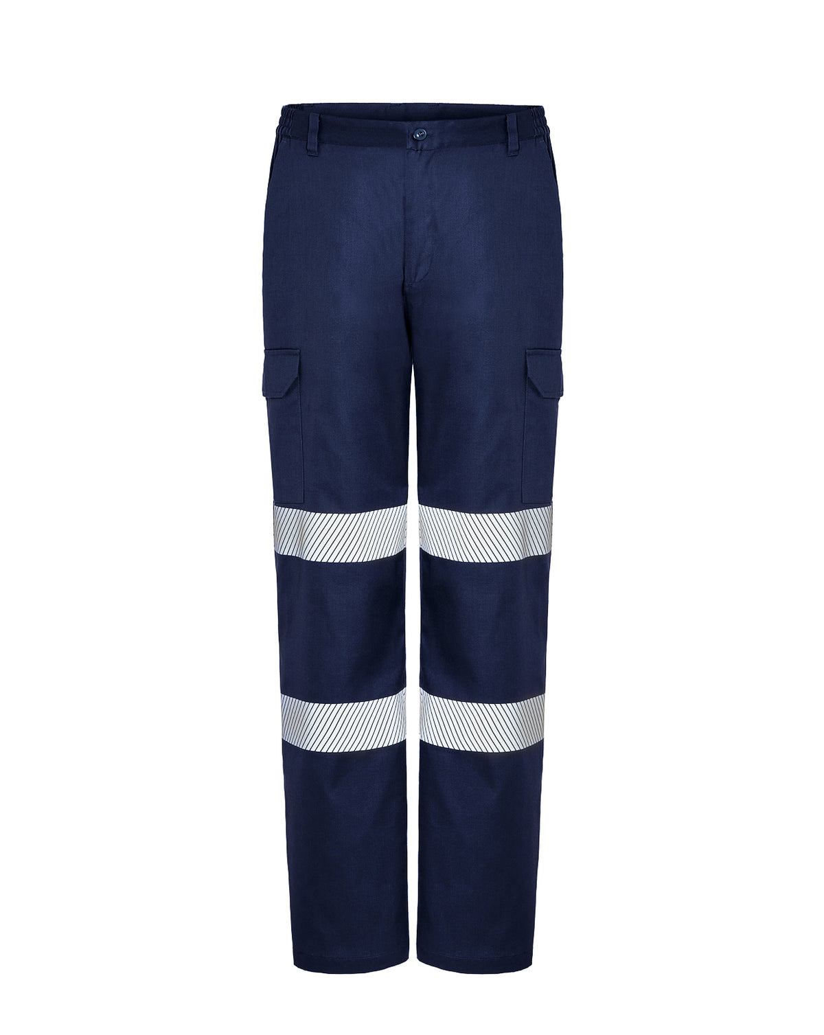Pantalón Multibolsillos Con Cintas - Navy