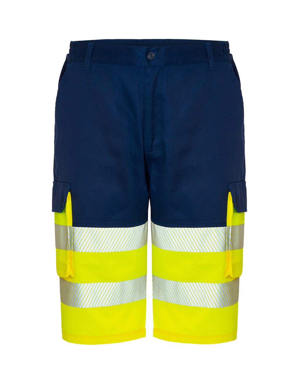 Bermuda Multibolsillos - Navy - SunYelow Fluor
