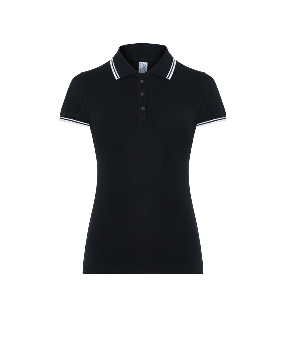 Regular Polo Lady - Black - White
