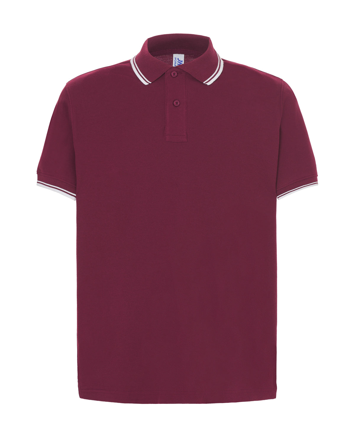 Regular Polo Man - Burgundy - White