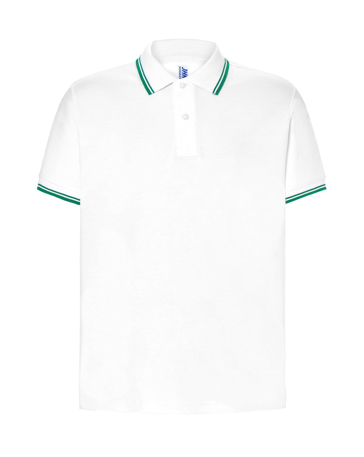 Regular Polo Man - colores adicionales 4 - White - Kelly Green