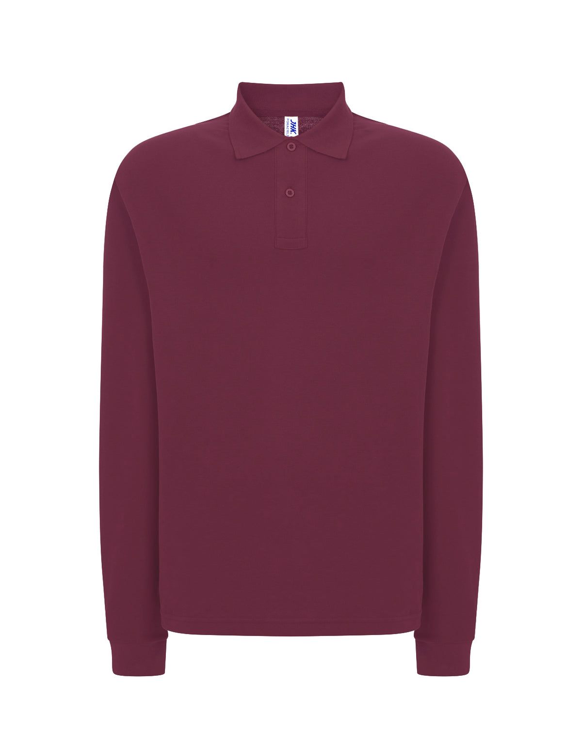 Regular Polo LS Man - Burgundy