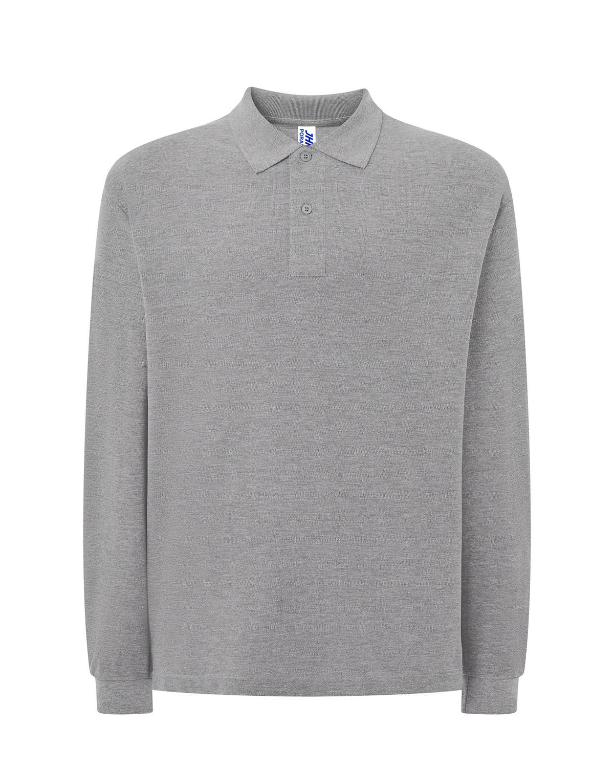 Regular Polo LS Man - Grey Melange